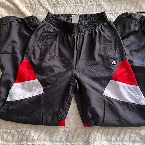 Champion Black Pants with Red and White Details - Picture 2 of 4